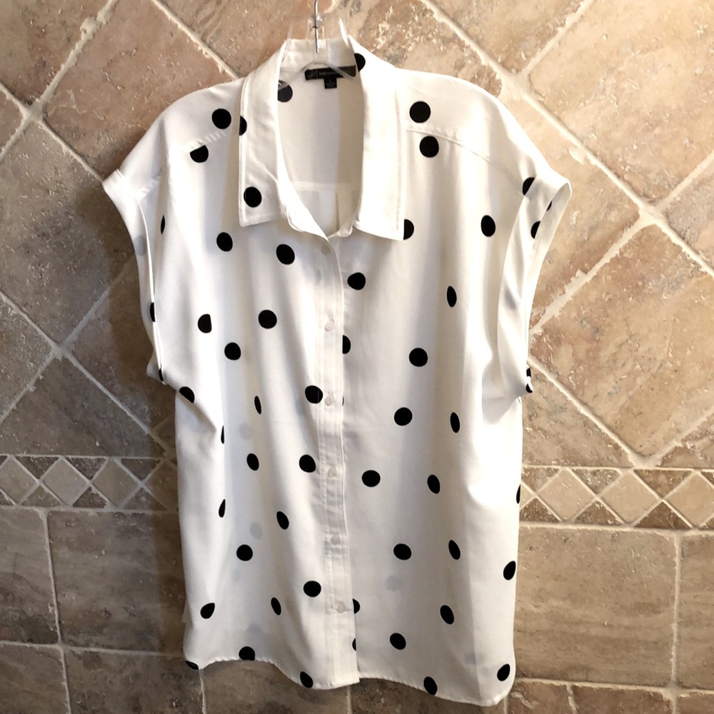Adrianna Papell White sleeveless top